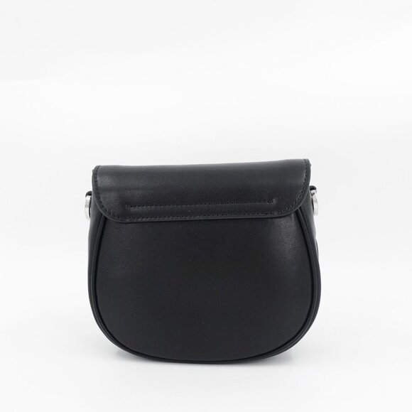 Marc Jacobs Women's The Messenger Saddle Bag Small In Leather Black OS - Picture 15 of 15